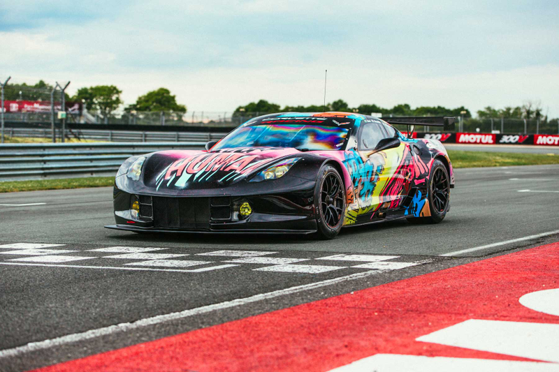 Illustration for article titled Brighten Your Afternoon With This Glorious, Glowing Corvette That'll Race At Le Mans